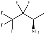 2-Butanamine, 3,3,4,4,4-pentafluoro-, (2R)- Structure