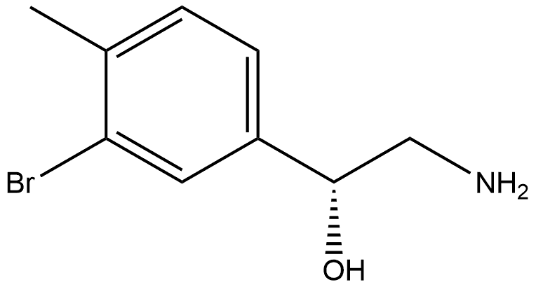 (R)-2-amino-1-(3-bromo-4-methylphenyl)ethan-1-ol Structure