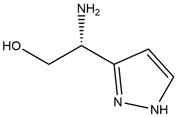 (βR)-β-Amino-1H-pyrazole-3-ethanol 구조식 이미지