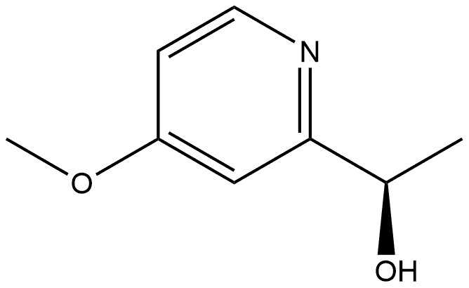 (R)-1-(4-Methoxypyridin-2-yl)ethan-1-ol 구조식 이미지