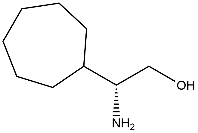 (R)-2-amino-2-cycloheptylethan-1-ol Structure