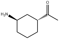 Ethanone, 1-[(1R,3R)-3-aminocyclohexyl]- Structure