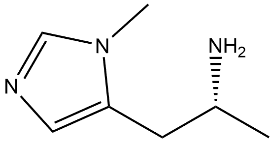 1H-Imidazole-5-ethanamine, α,1-dimethyl-, (αR)- Structure