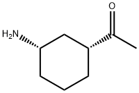 Ethanone, 1-[(1R,3S)-3-aminocyclohexyl]- Structure