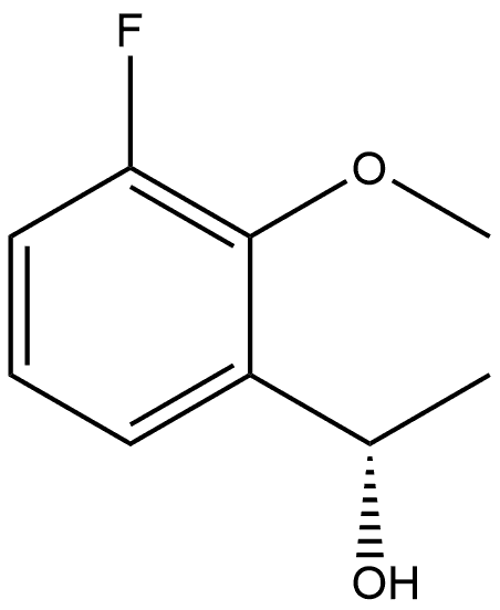 (1S)-1-(3-fluoro-2-methoxyphenyl)ethan-1-ol Structure