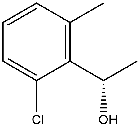 (αS)-2-Chloro-α,6-dimethylbenzenemethanol Structure