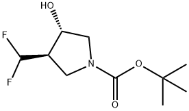 rac-tert-butyl
(3R,4S)-3-(difluoromethyl)-4-hydroxypyrrolidine-1-
carboxylate Structure