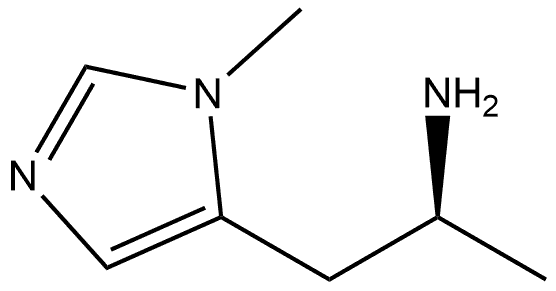 1H-Imidazole-5-ethanamine, α,1-dimethyl-, (αS)- Structure