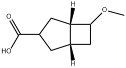 rac-(1R,5R)-6-methoxybicyclo[3.2.0]heptane-3-carboxylic acid Structure