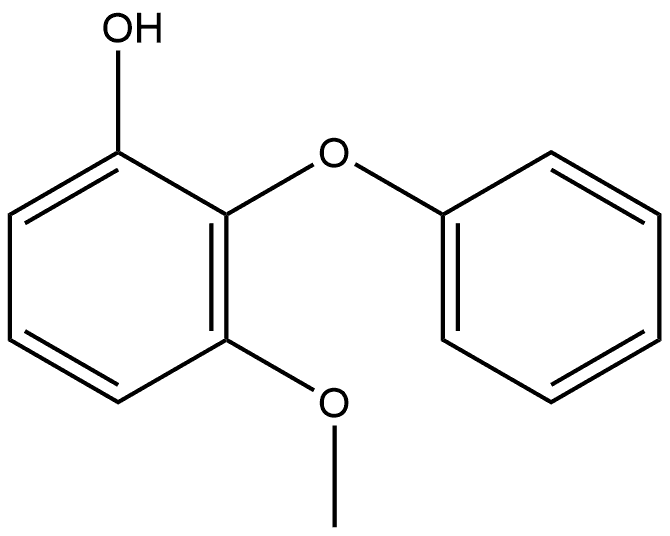 3-Methoxy-2-phenoxyphenol Structure