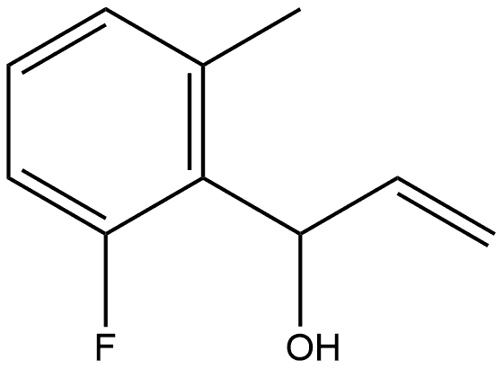 α-Ethenyl-2-fluoro-6-methylbenzenemethanol Structure