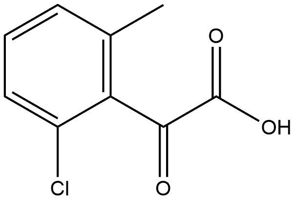 2-(2-chloro-6-methylphenyl)-2-oxoacetic acid Structure