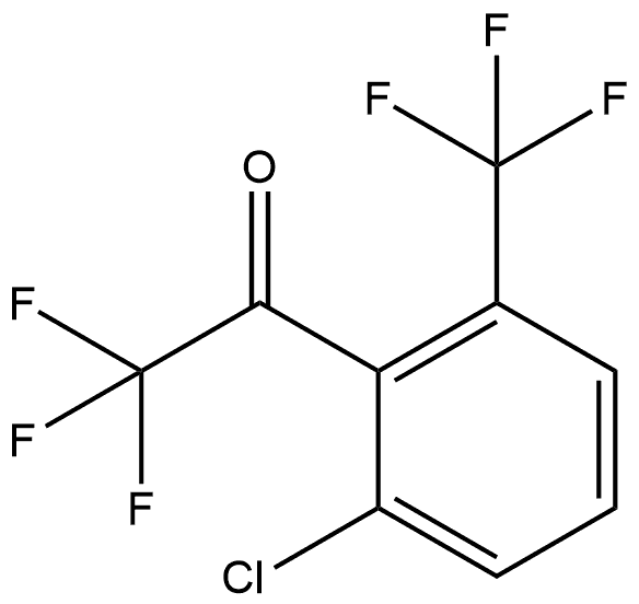 1-(2-Chloro-6-(trifluoromethyl)phenyl)-2,2,2-trifluoroethanone Structure