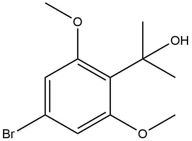 4-Bromo-2,6-dimethoxy-α,α-dimethylbenzenemethanol 구조식 이미지
