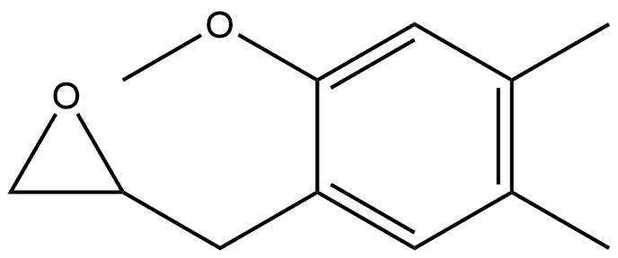 2-[(2-Methoxy-4,5-dimethylphenyl)methyl]oxirane Structure