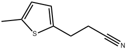 3-(5-methylthiophen-2-yl)propanenitrile 구조식 이미지