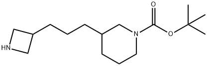 tert-butyl
3-[3-(azetidin-3-yl)propyl]piperidine-1-carboxylate Structure