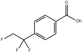 4-(1,1,2-trifluoroethyl)benzoic acid Structure