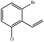 Benzene, 1-bromo-3-chloro-2-ethenyl- 구조식 이미지