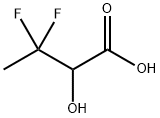 Butanoic acid, 3,3-difluoro-2-hydroxy- Structure