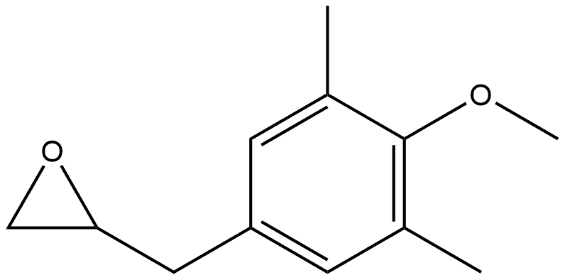 2-[(4-Methoxy-3,5-dimethylphenyl)methyl]oxirane Structure