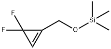 (3,3-difluorocycloprop-1-en-1-yl)methoxy]trimethylsilane Structure