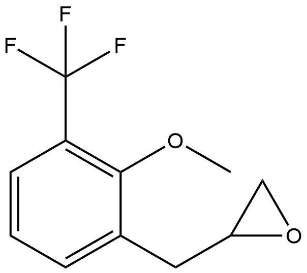 2-[[2-Methoxy-3-(trifluoromethyl)phenyl]methyl]oxirane Structure