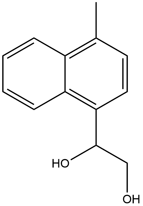 1-(4-Methyl-1-naphthalenyl)-1,2-ethanediol Structure