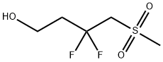 3,3-difluoro-4-methanesulfonylbutan-1-ol Structure