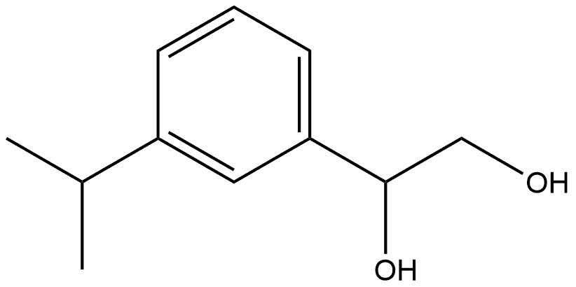 1-[3-(1-Methylethyl)phenyl]-1,2-ethanediol Structure