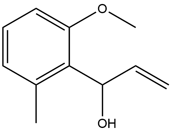 α-Ethenyl-2-methoxy-6-methylbenzenemethanol Structure