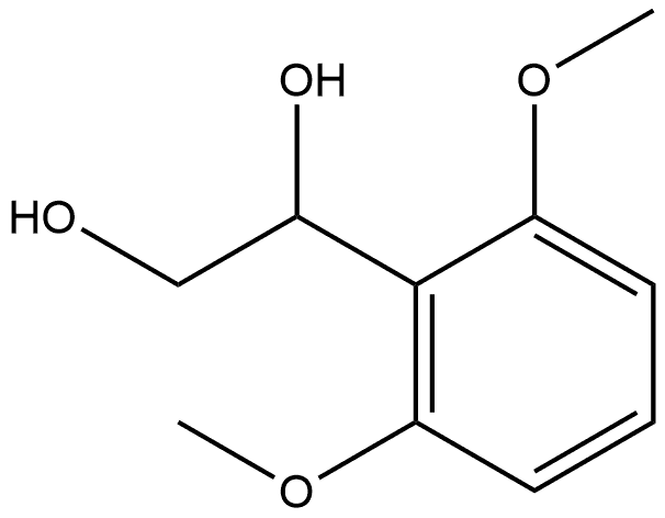 1-(2,6-Dimethoxyphenyl)-1,2-ethanediol Structure