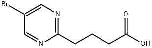 4-(5-bromopyrimidin-2-yl)butanoic acid Structure