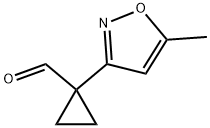 1-(5-Methyl-3-isoxazolyl)cyclopropanecarboxaldehyde Structure
