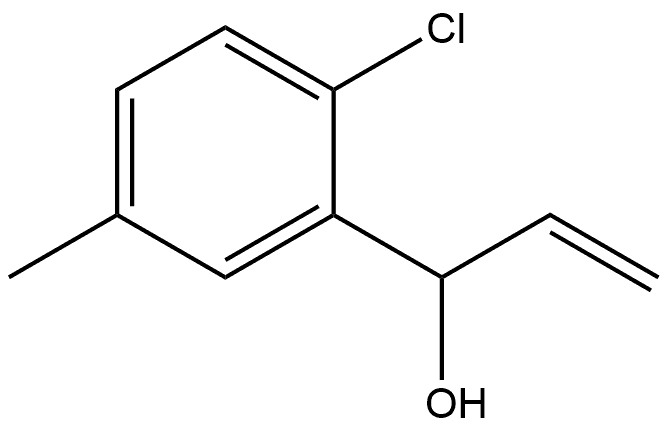 2-Chloro-α-ethenyl-5-methylbenzenemethanol Structure