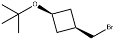 (1s,3s)-1-(bromomethyl)-3-(tert-butoxy)cyclobutane Structure