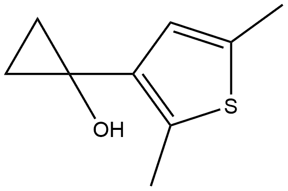 1-(2,5-Dimethyl-3-thienyl)cyclopropanol Structure