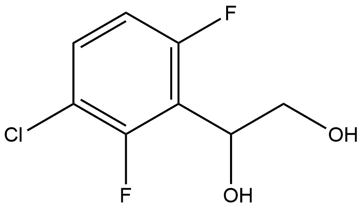 1-(3-Chloro-2,6-difluorophenyl)-1,2-ethanediol Structure