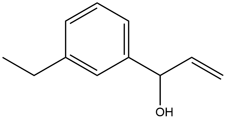 α-Ethenyl-3-ethylbenzenemethanol Structure