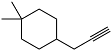 1,1-dimethyl-4-(prop-2-yn-1-yl)cyclohexane Structure