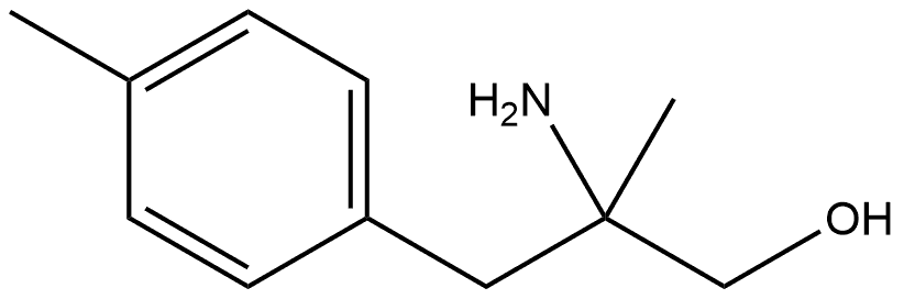 2-amino-2-methyl-3-(4-methylphenyl)propan-1-ol hydrochloride Structure