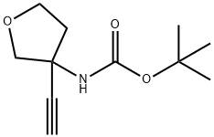 tert-butyl N-(3-ethynyloxolan-3-yl)carbamate Structure