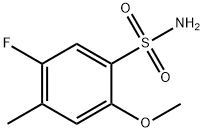 5-fluoro-2-methoxy-4-methylbenzene-1-sulfonami de Structure