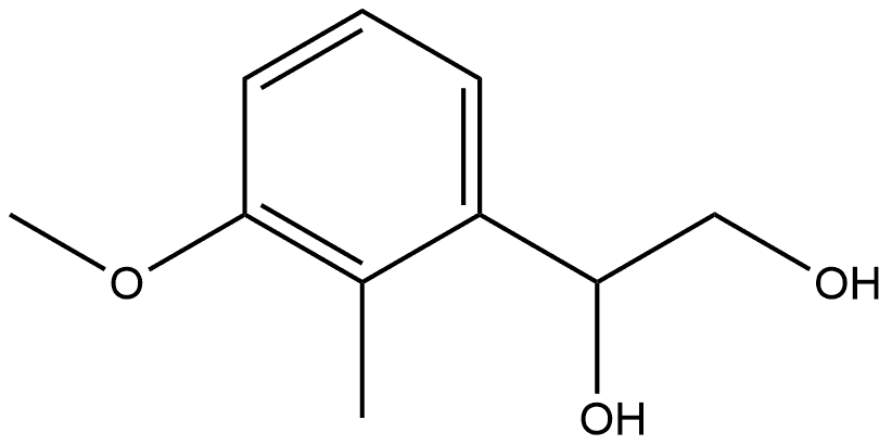 1-(3-Methoxy-2-methylphenyl)-1,2-ethanediol Structure