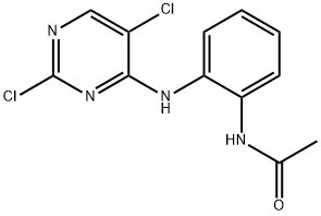 Acetamide,N-[2-[(2,5-dichloro-4-pyrimidinyl)amino]phenyl]- Structure