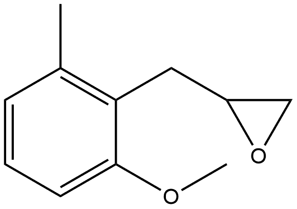 2-[(2-Methoxy-6-methylphenyl)methyl]oxirane Structure