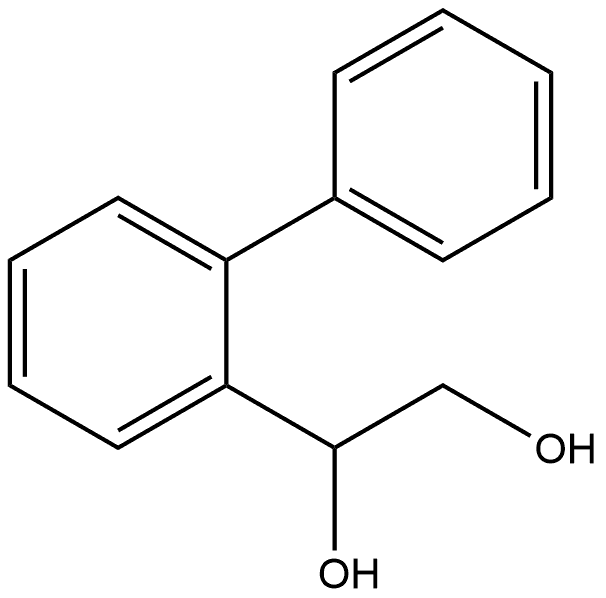 1-[1,1'-Biphenyl]-2-yl-1,2-ethanediol Structure