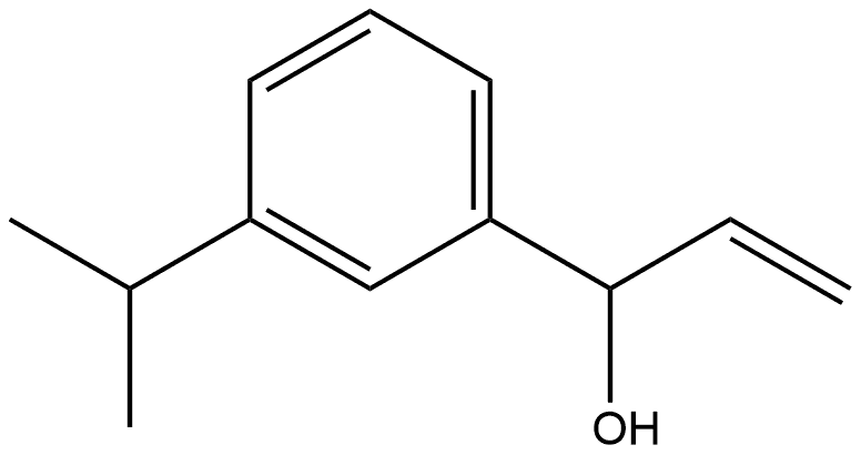 α-Ethenyl-3-(1-methylethyl)benzenemethanol Structure