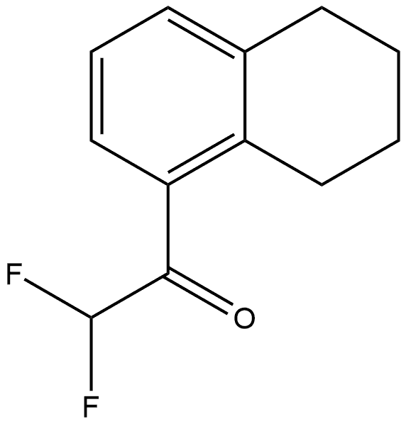 2,2-difluoro-1-(5,6,7,8-tetrahydronaphthalen-1-yl)ethanone Structure