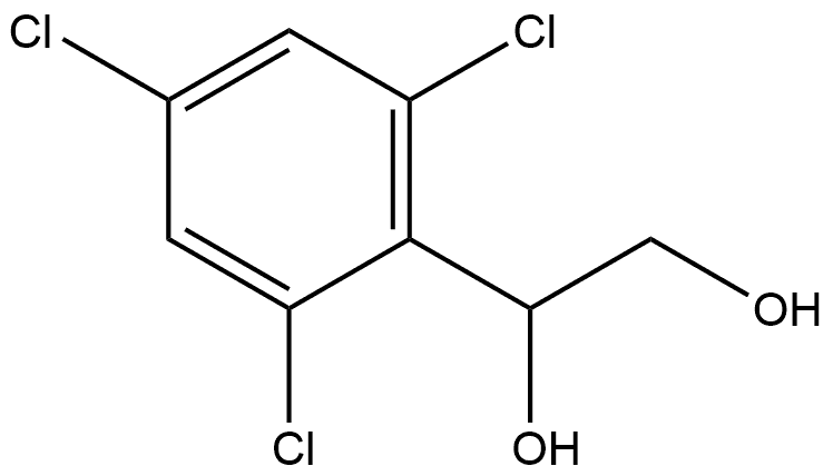 1-(2,4,6-Trichlorophenyl)-1,2-ethanediol Structure